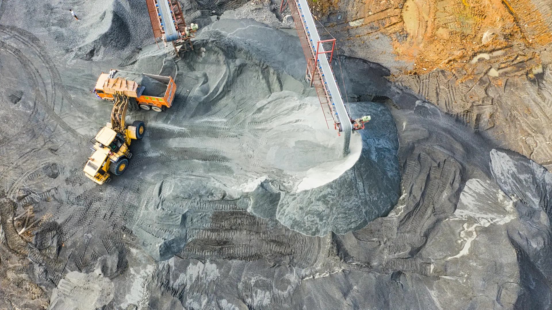 Mining landscape in Saudi Arabia